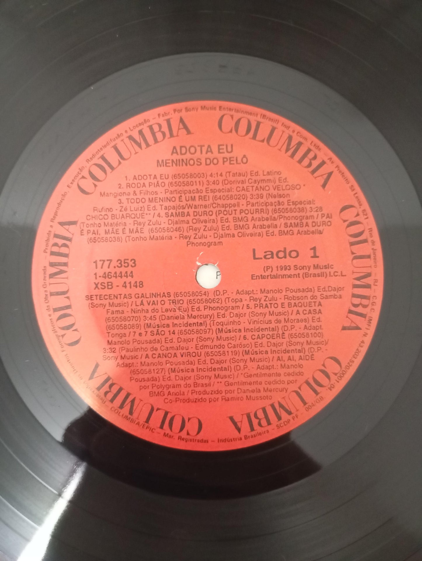 Lp Vinil Meninos Do Pelô Adota Eu Com Encarte