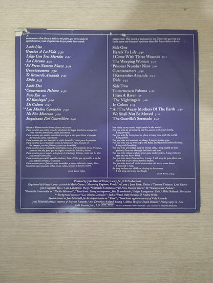 Lp Vinil Joan Baez Gracias A La Vida