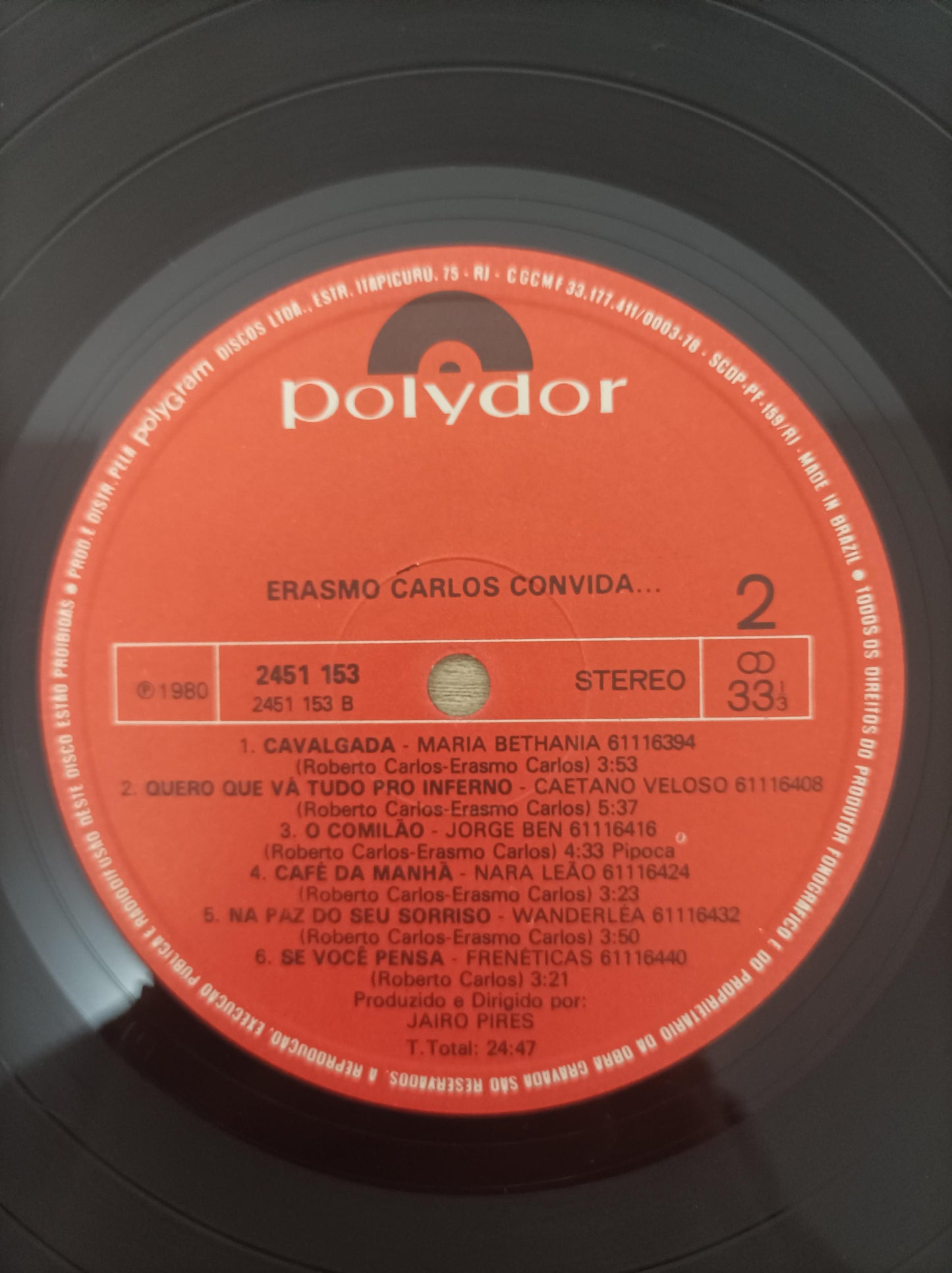 Lp Vinil Erasmo Carlos Convida...