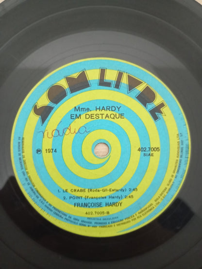 Compacto Vinil Françoise Hardy Mme. Hardy Em Destaque