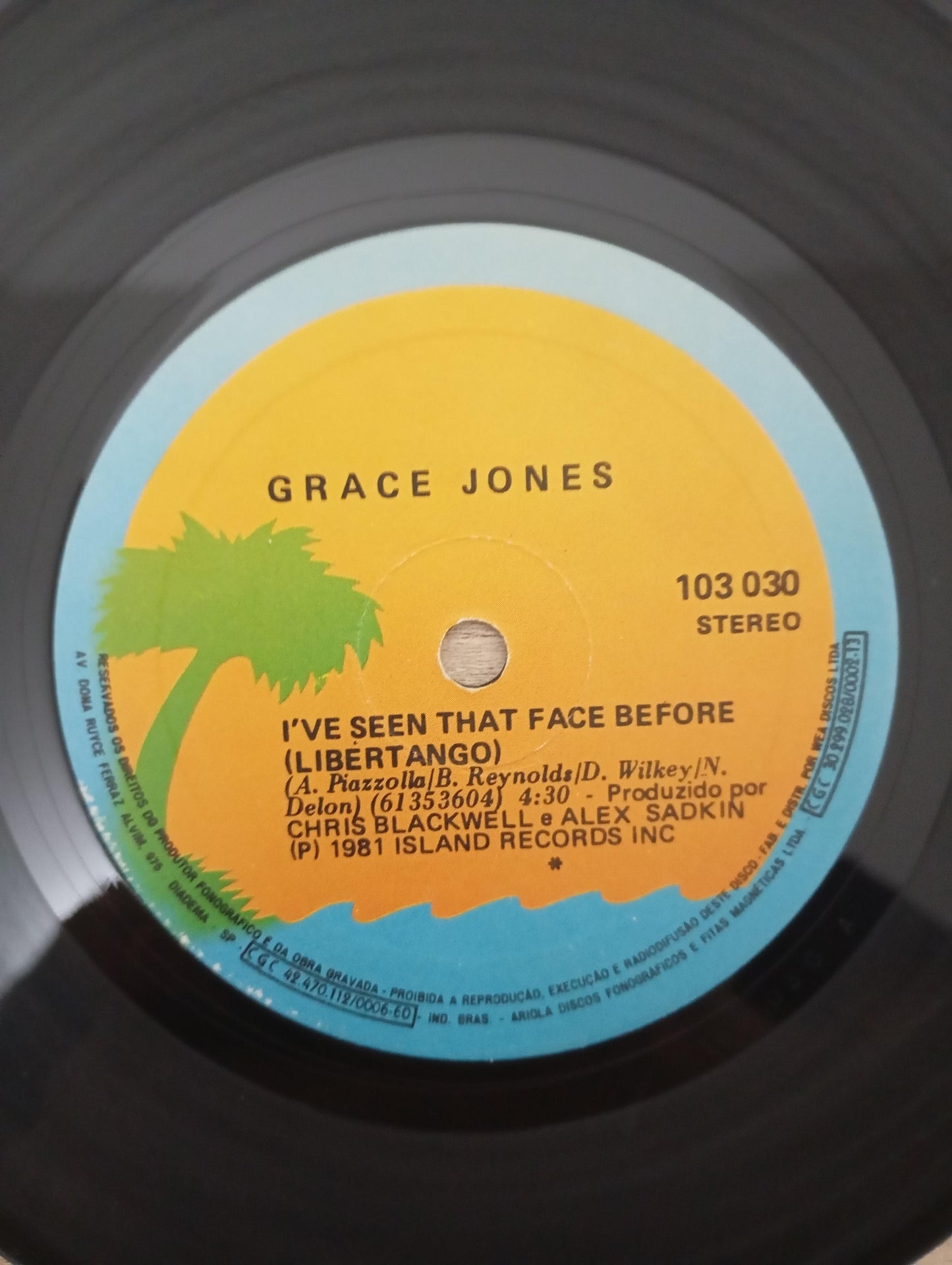 Compacto Vinil Grace Jones I've Seen That Warm Leatherette
