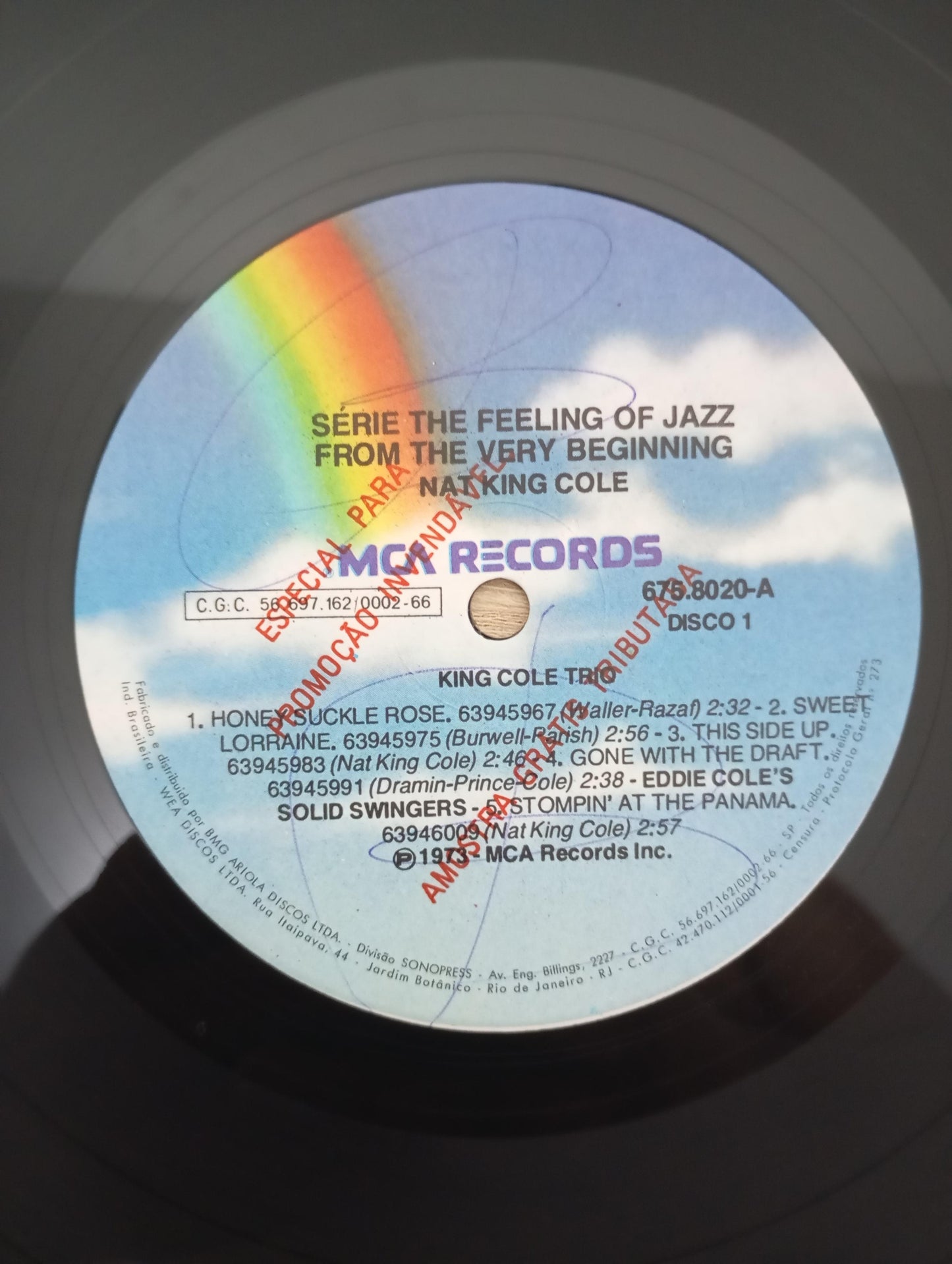 Lp Vinil Nat King Cole The Feeling Of Jazz Duplo