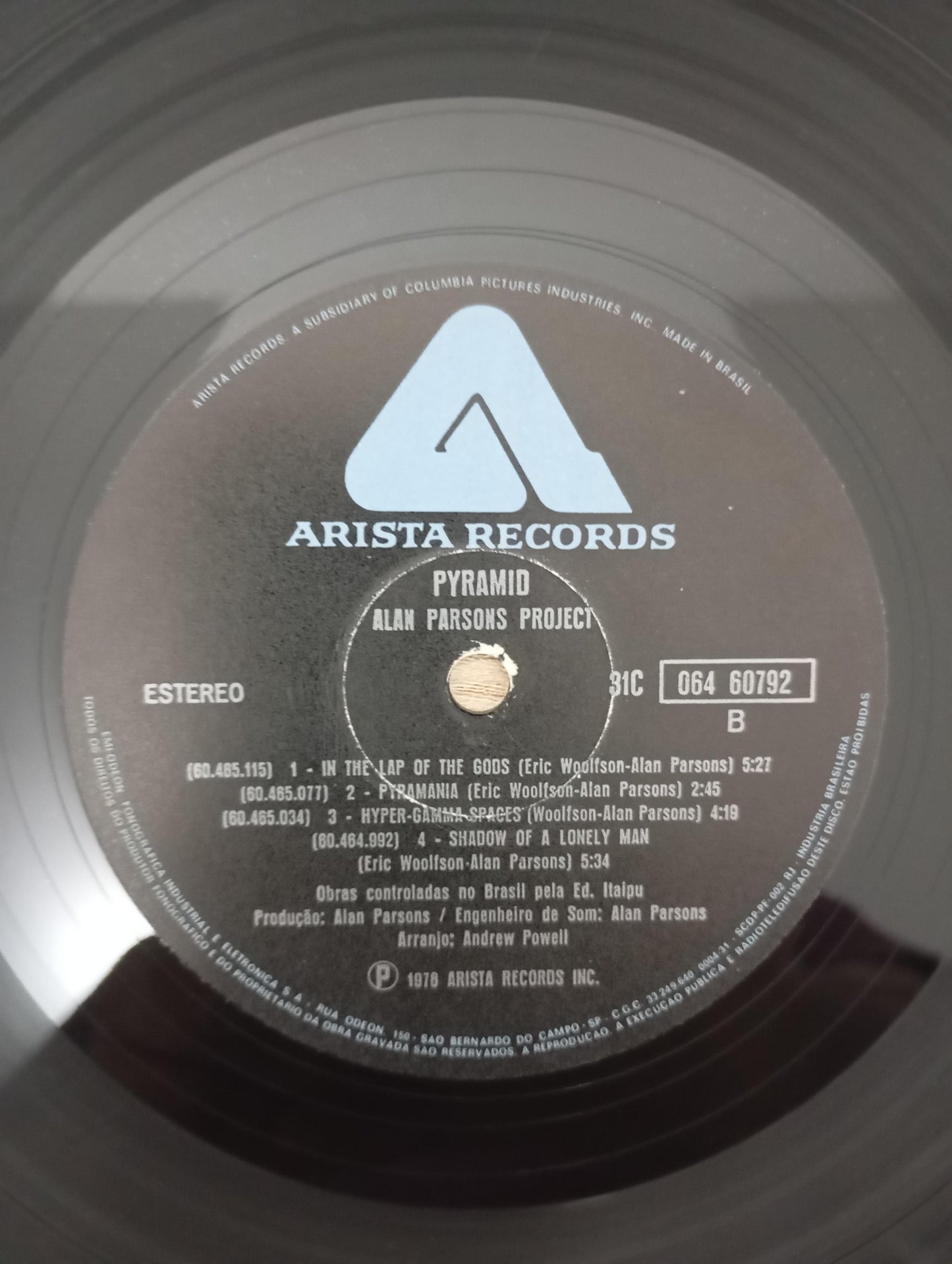 Lp Vinil The Alan Parsons Project Pyramid