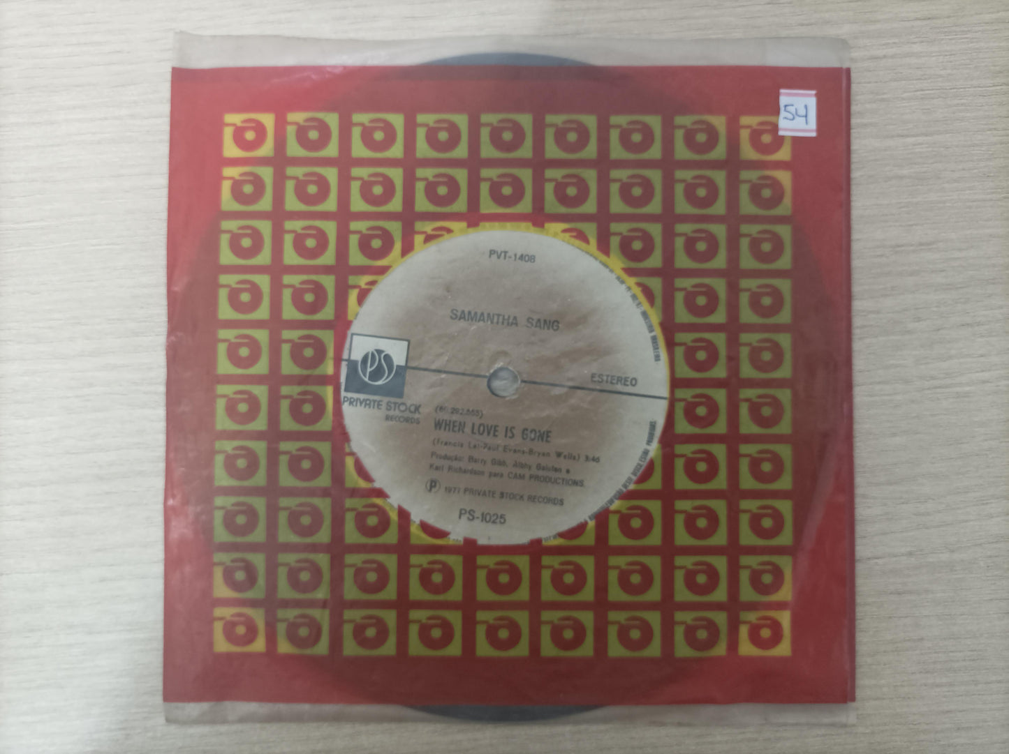Compacto Vinil Samantha Sang Emotion