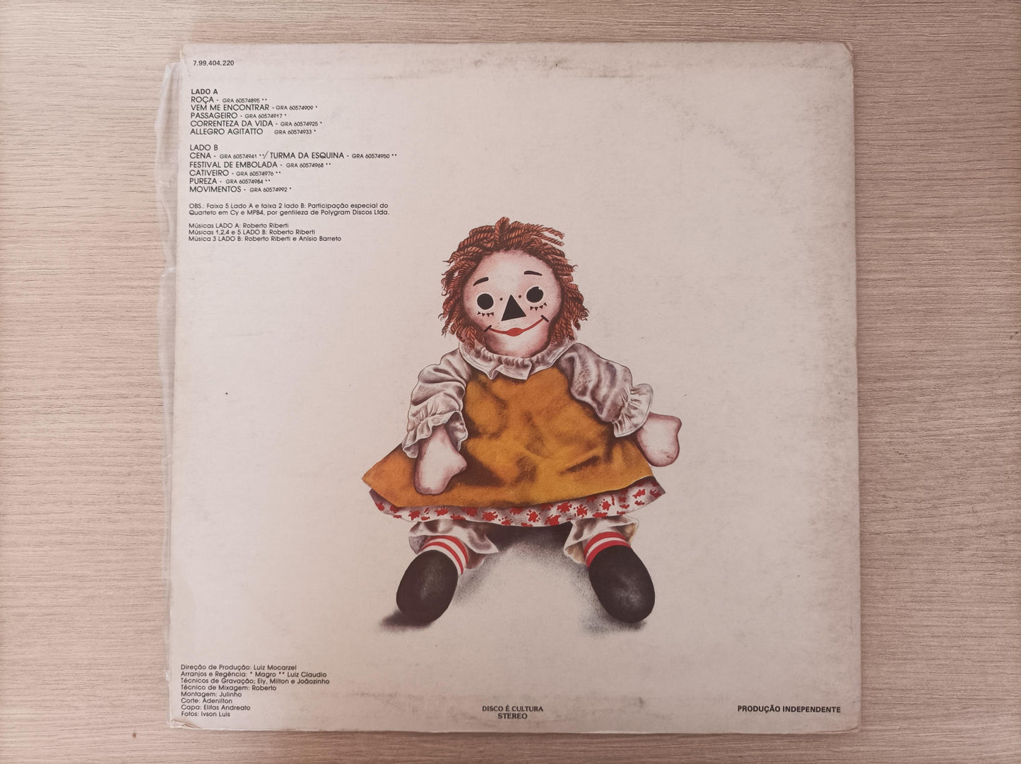 Lp Vinil Roberto Riberti Cenas Com Encarte