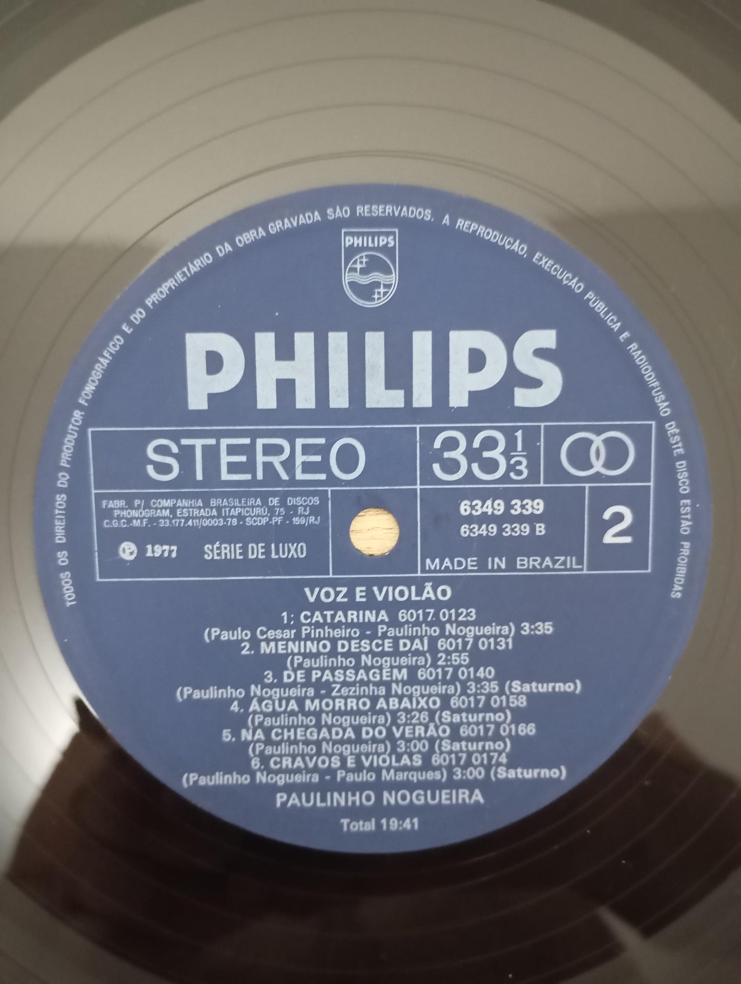 Lp Vinil Paulinho Nogueira Voz & Violão