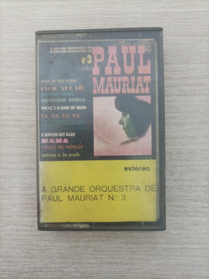 Fita K7 Cassete Paul Mariat A Grande Orquestra de Vol. 3