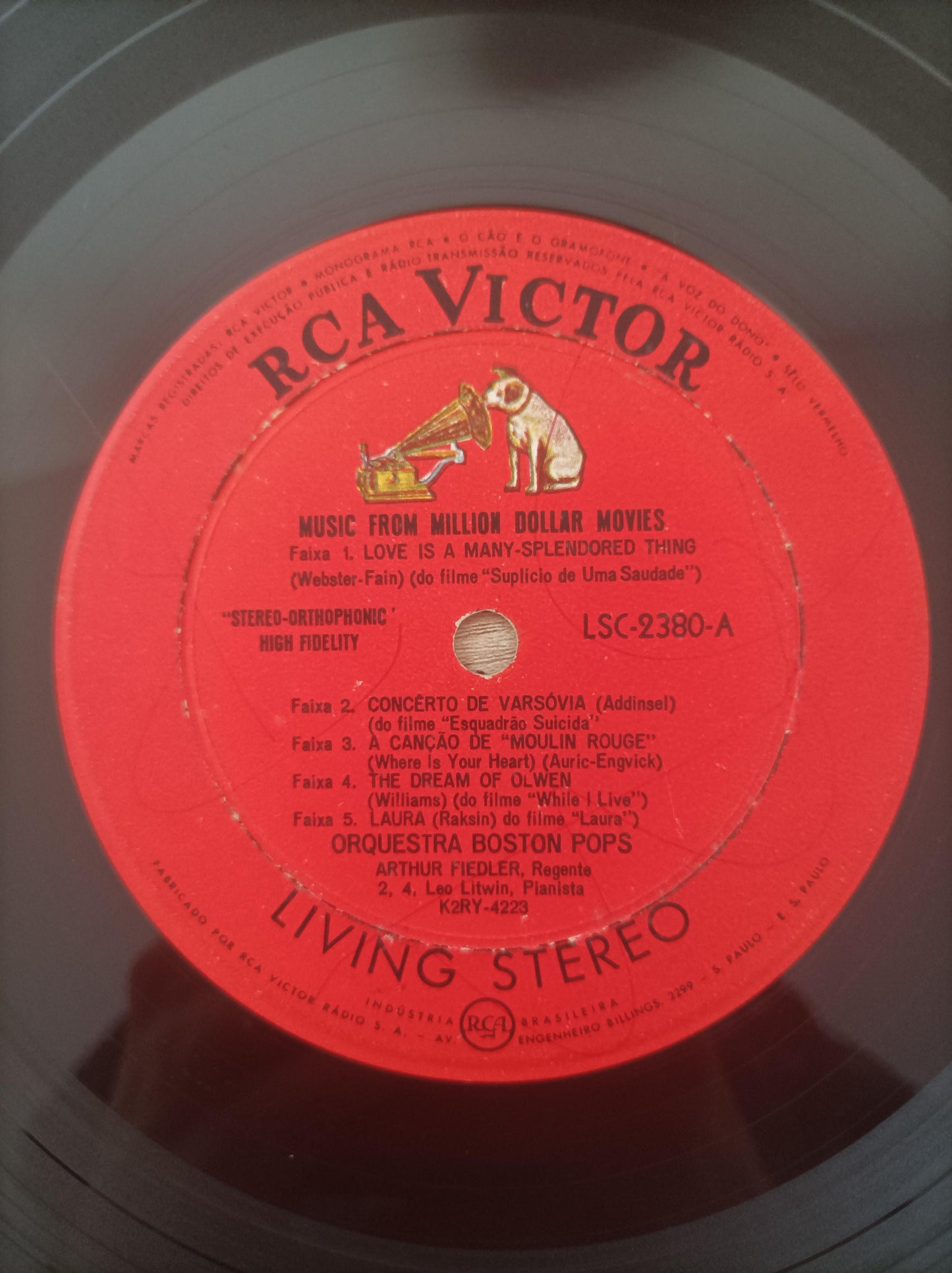 Lp Vinil Arthur Fiedler Music From Million Dollar Movies
