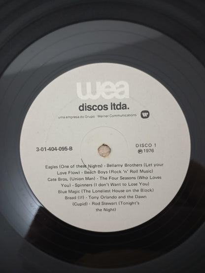Lp Vinil WEA Duplo 1976 Jobim Eagles Led Stones Belchior