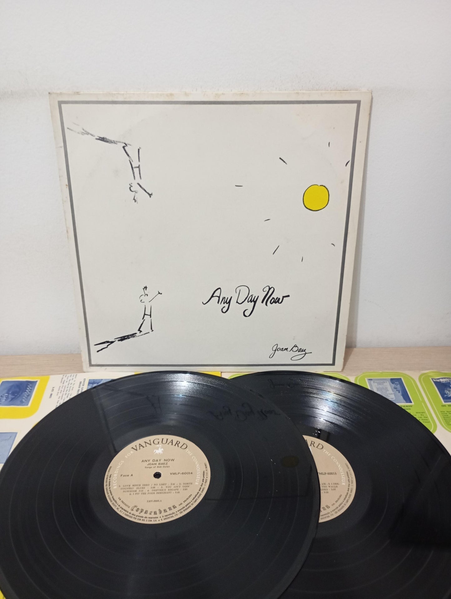 Lp Vinil Joan Baez Any Day Now Duplo Com Encartes
