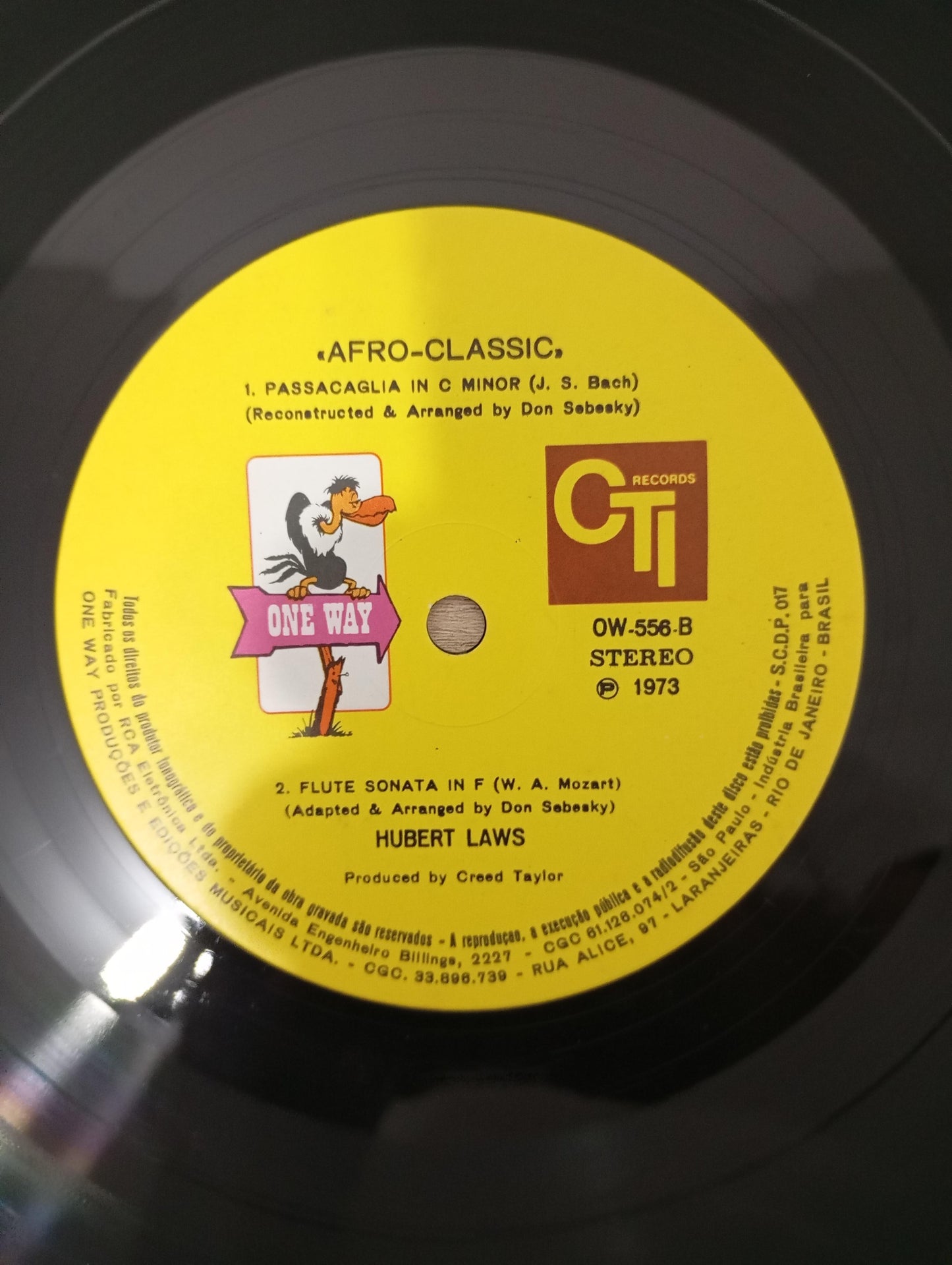Lp Vinil Hubert Laws Afro-Classic Capa Dupla