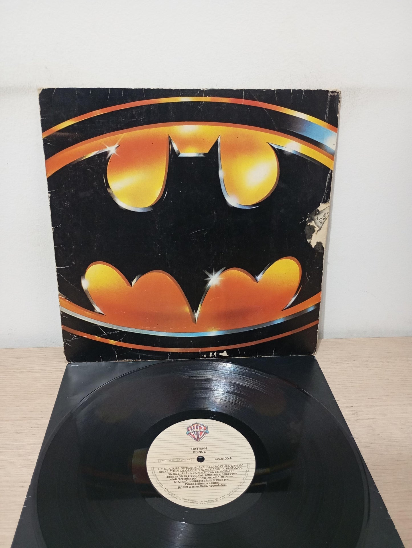 Lp Vinil Prince Batman Motion Picture Soundtrack C Encarte