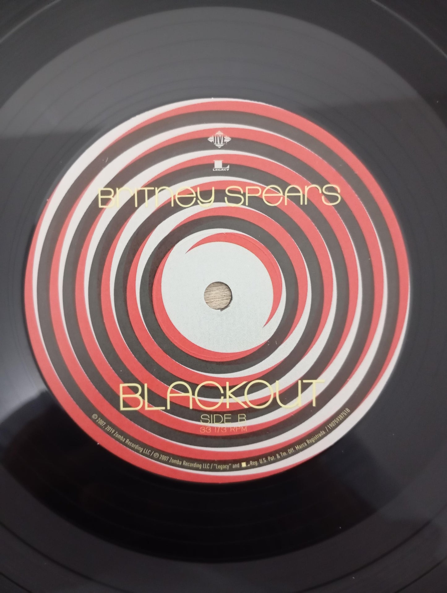 Lp Vinil Britney Spears Blackout Com Encarte Importado USA