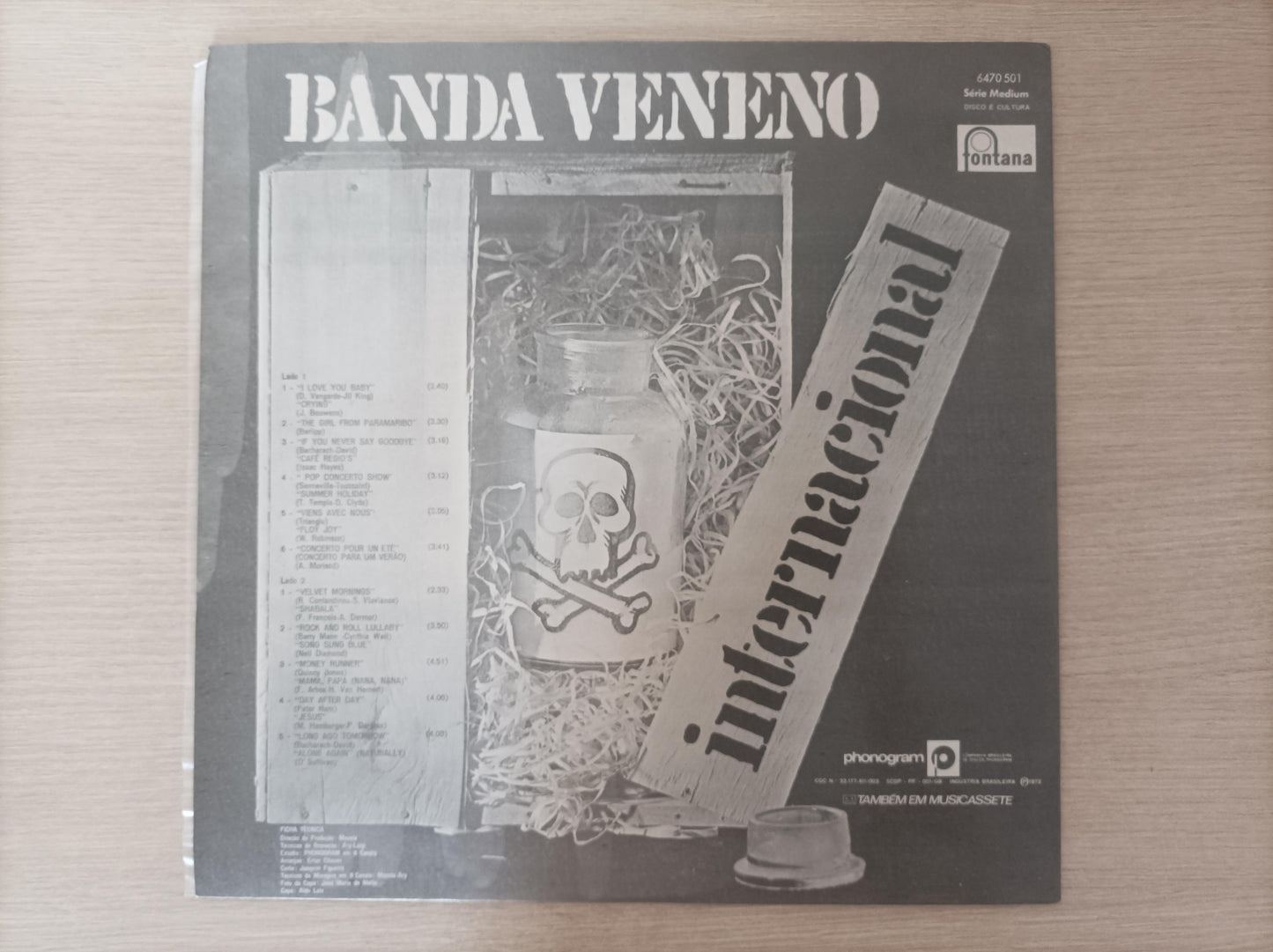 Lp Vinil Banda Veneno Internacional