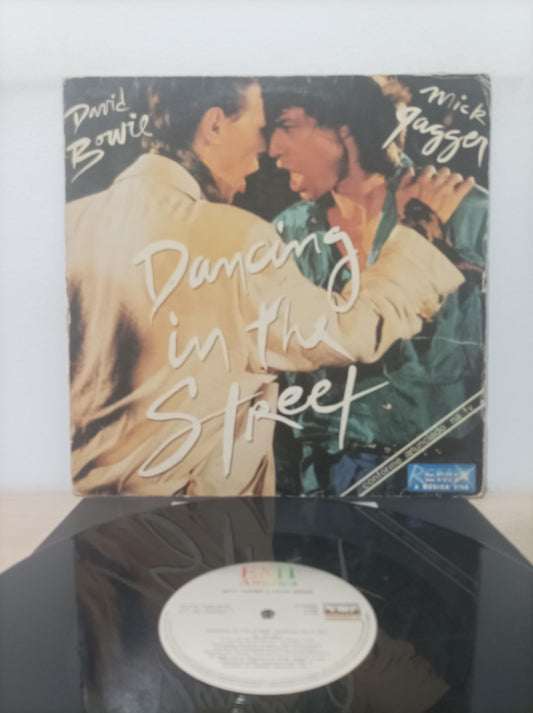 Lp Vinil David Bowie Dancing In The Street Com Encarte
