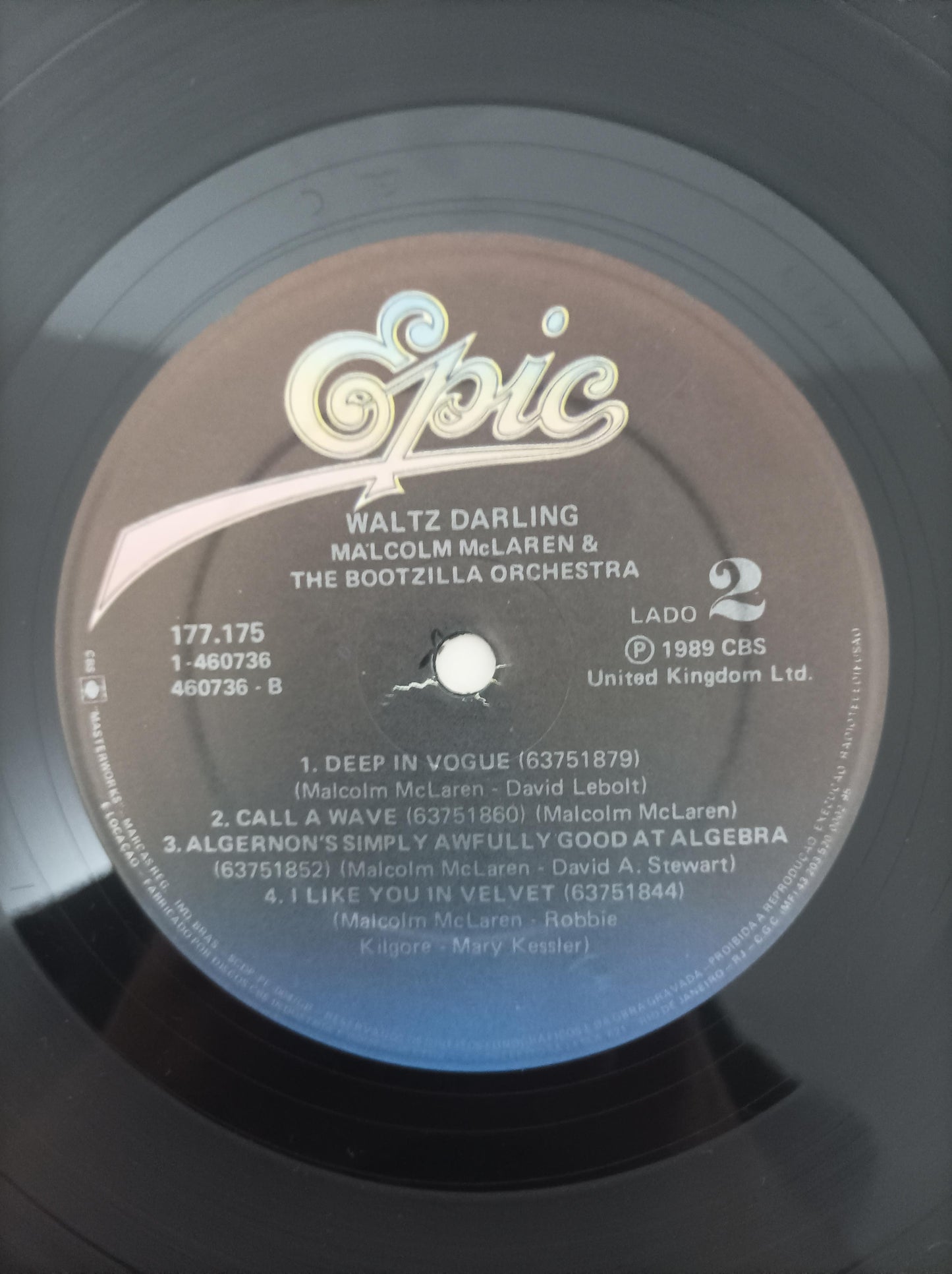 Lp Vinil Malcolm McLaren Waltz Darling Com Encarte