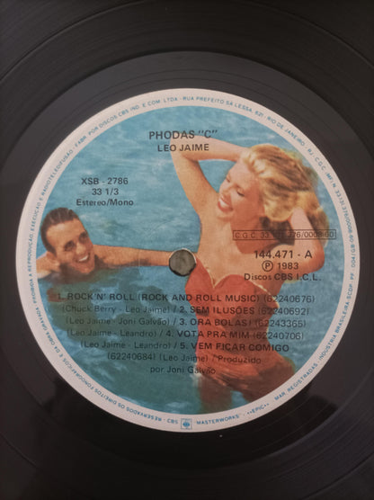 Lp Vinil Leo Jaime Phodas "C" Com Encarte