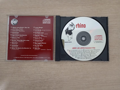CD Jerry Lee Lewis 18 Original Sun Greatest Hits Importado
