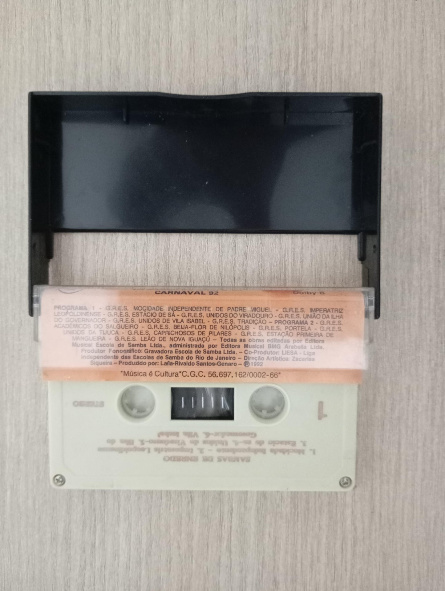 Fita K7 Cassete Sambas de Enredo das Escolas de Samba
