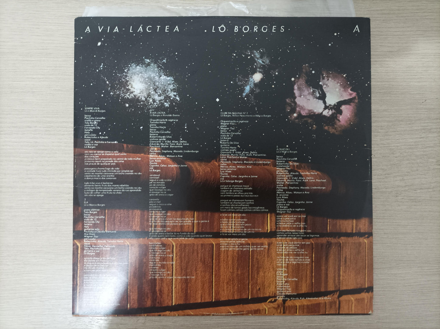 Lp Vinil Lo Borges A Via-Láctea Com Encarte