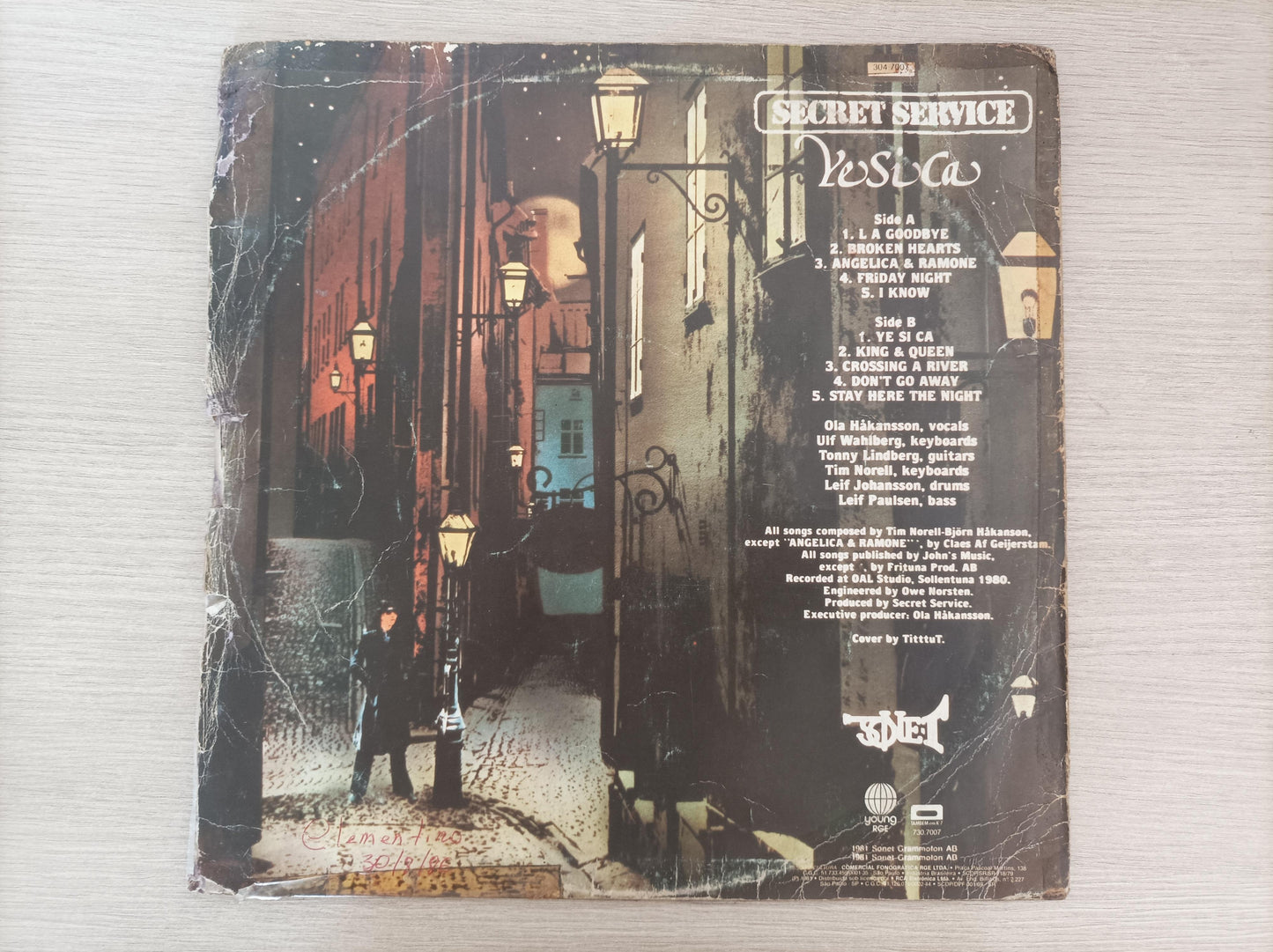 Lp Vinil Secret Service Ye Si Ca