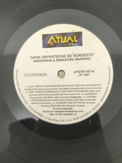 Lp Vinil Andorinha & Sebastião Marinho