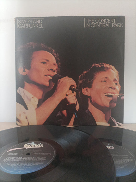 Lp Vinil Simon Garfunkel Concert Central Park Duplo Encarte