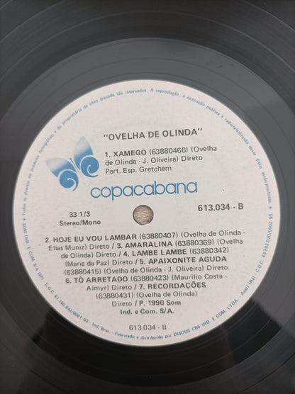 Lp Vinil Ovelha de Olinda