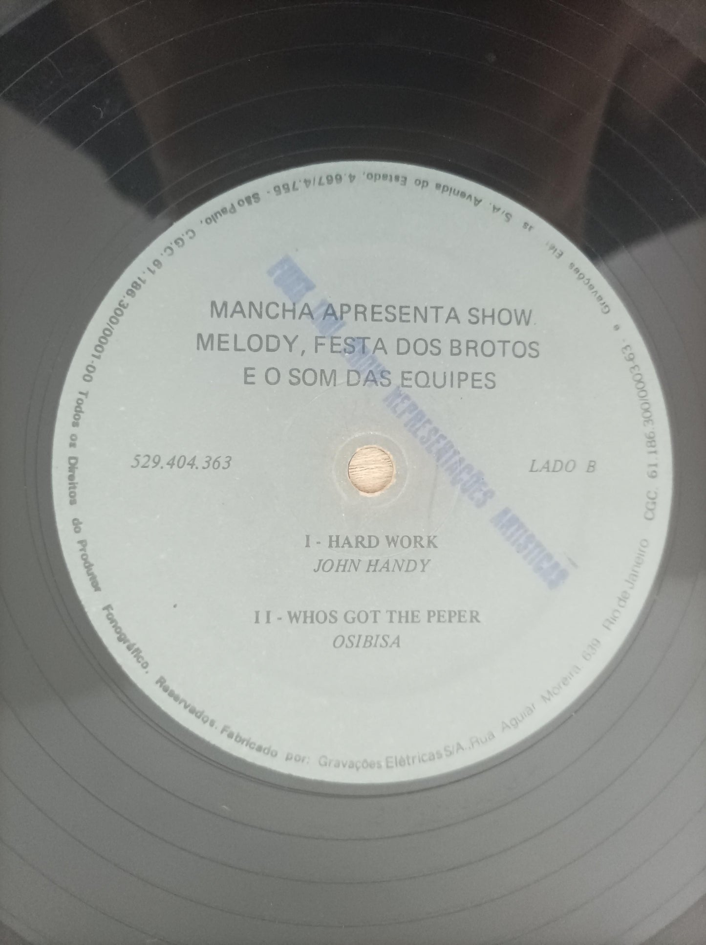 Lp Vinil Mancha Show Melody