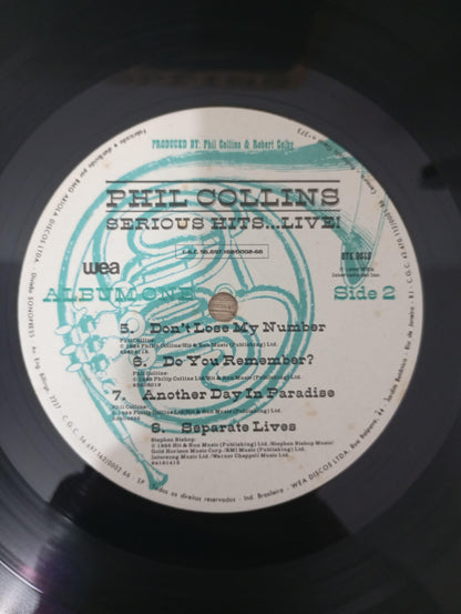 Lp Vinil Phil Collins Serious Hits...Live! Duplo
