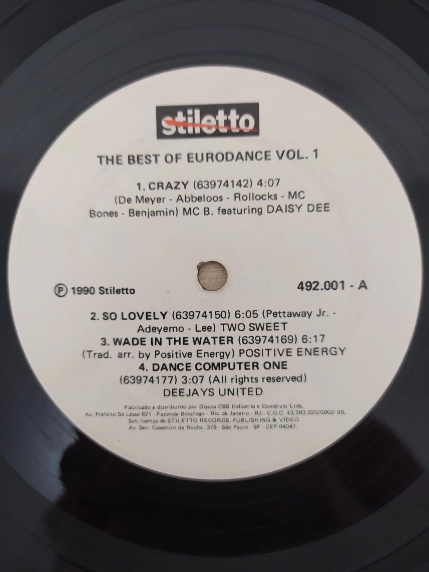 Lp Vinil Stiletto The Best of Eurodance Vol. 1