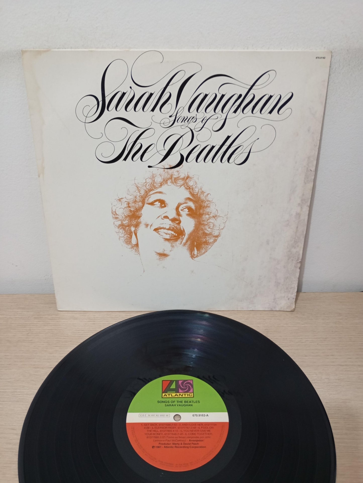 Lp Vinil Sarah Vaughan Songs Of The Beatles
