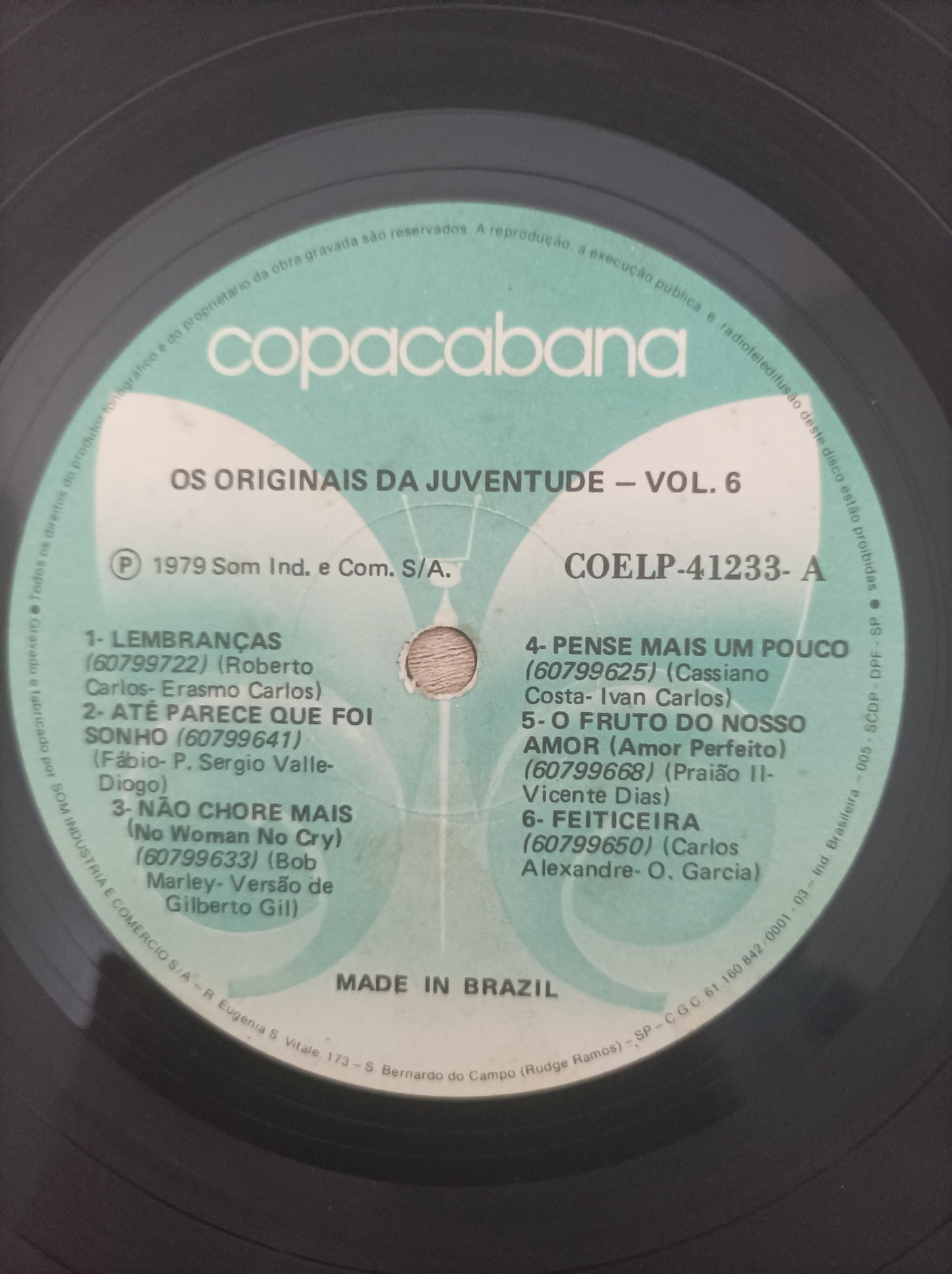 Lp Vinil Os Originais da Juventude Vol. 6
