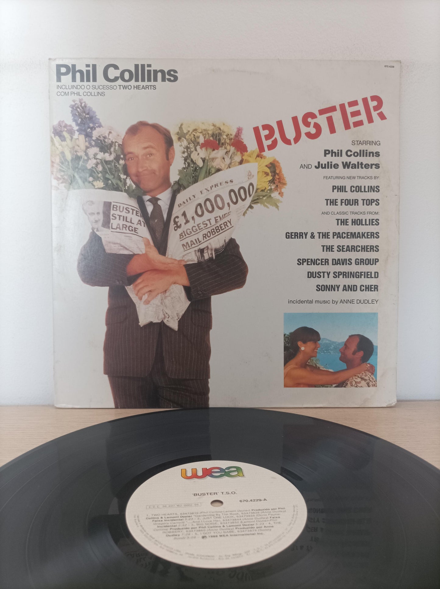 Lp Vinil Phil Collins Buster Trilha Sonora