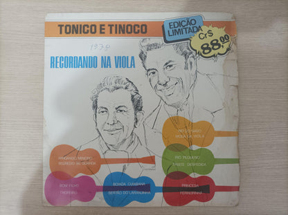 Lp Vinil Tonico & Tinoco Recordando Na Viola