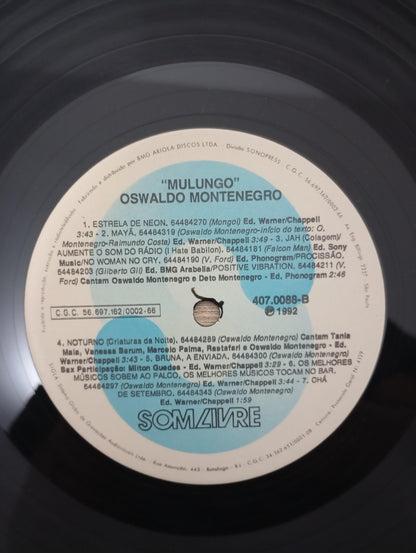 Lp Vinil Oswaldo Montenegro Mulungo Com Encarte