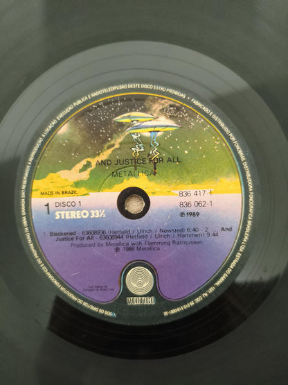 Lp Vinil Metallica ...And Justice For All Duplo