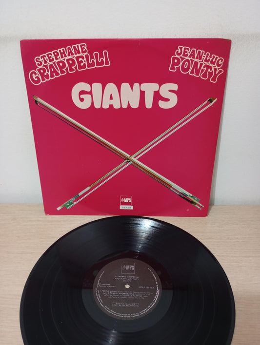 Lp Vinil Stéphane Grappelli & Jeac-Luc Ponty Giants