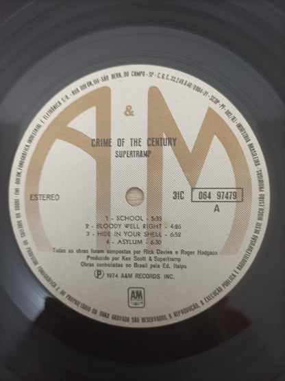 Lp Vinil Supertramp Crime Of The Century, Leia