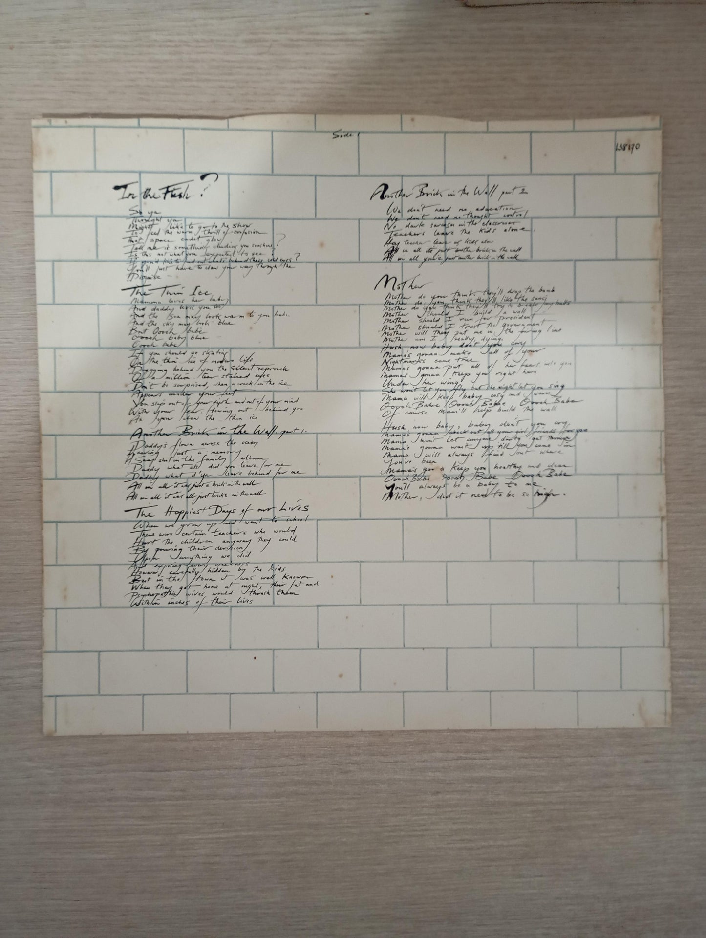 Lp Vinil Pink Floyd The Wall Duplo Com Encartes