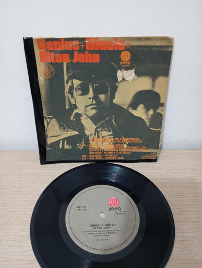 Compacto Vinil Elton John Genius + Music