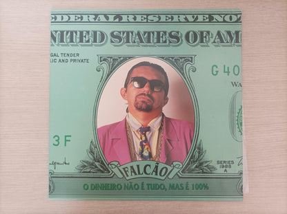 Lp Vinil Falcão O Dinheiro Não É Tudo Mas É 100% Com Encarte