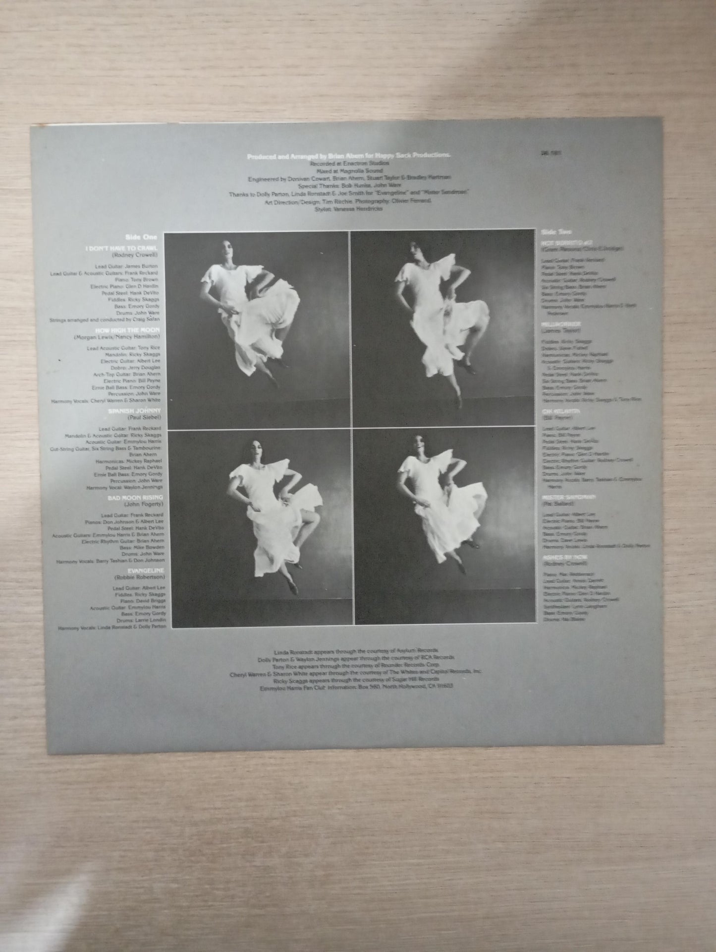 Lp Vinil Emmylou Harris Evangeline Com Encarte