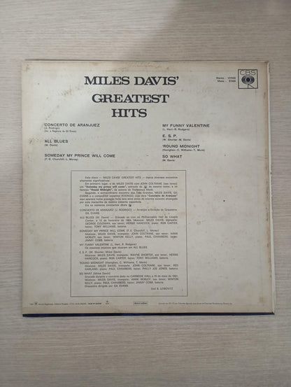 Lp Vinil Miles Davis Miles Davis' Greatest Hits