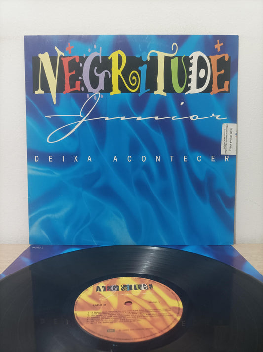 Disco Vinil Deixa Acontecer Negritude Junior Com Encarte A