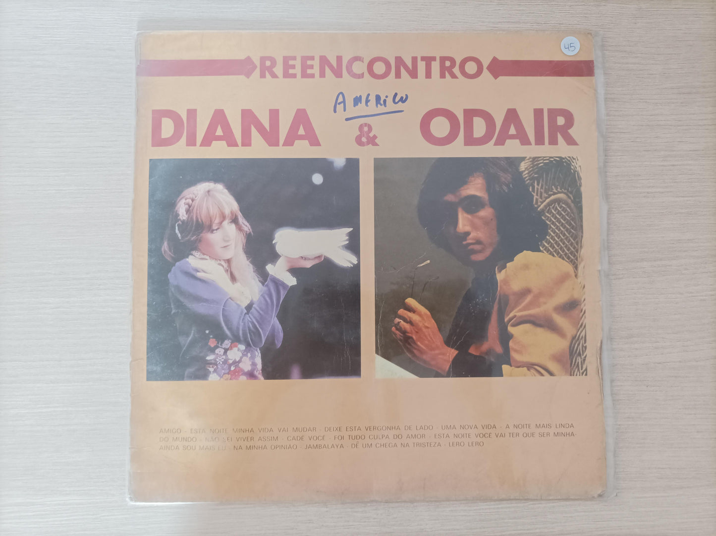 Lp Vinil Diana & Odair Reencontro