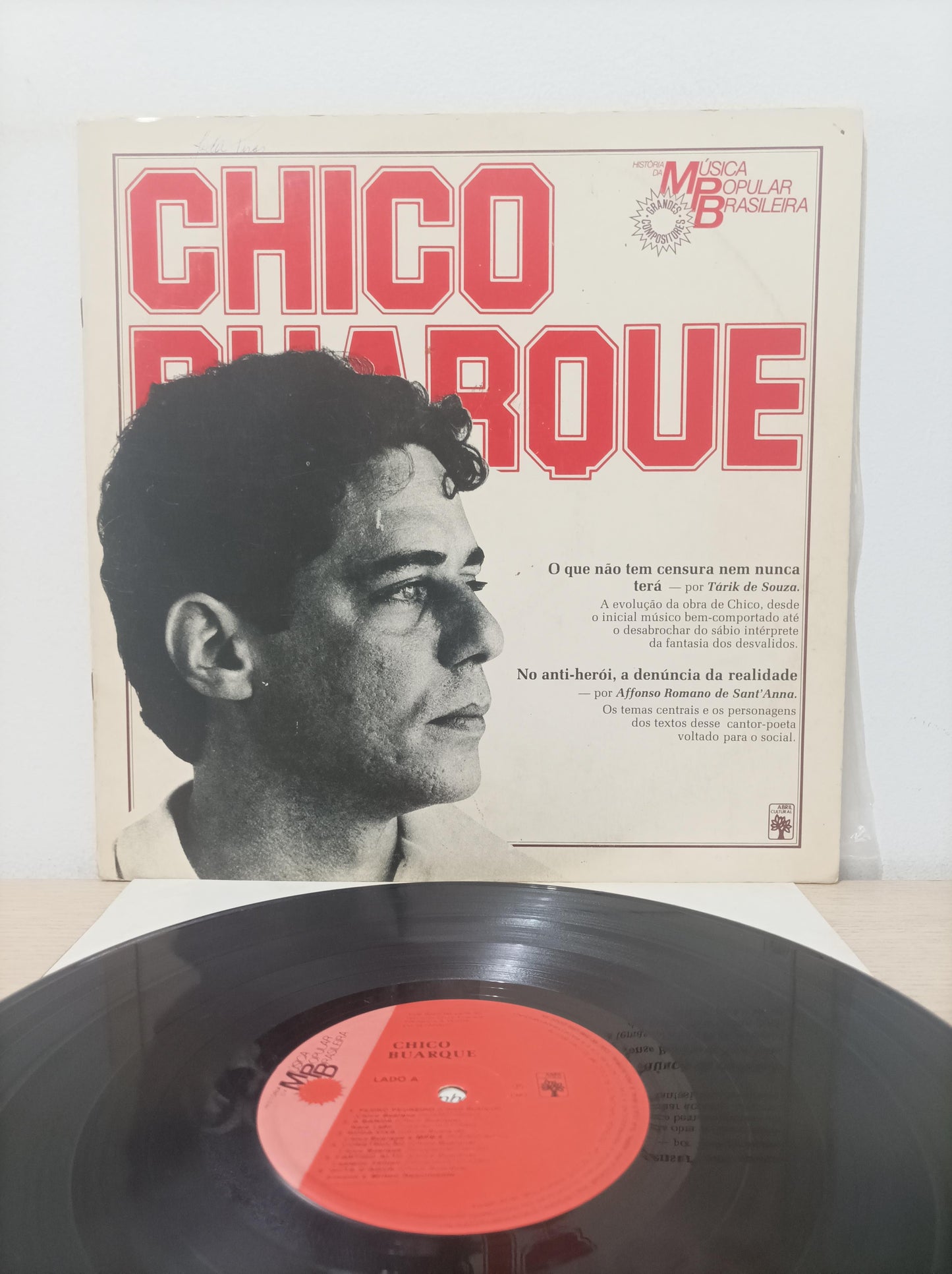 Disco Vinil História MPB Chico Buarque Capa Dupla C/ Encarte