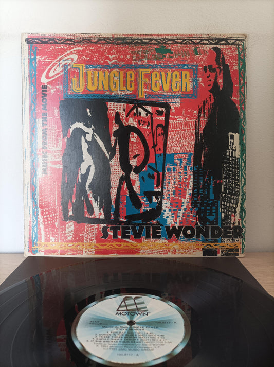 Lp Vinil Stevie Wonder Jungle Fever Com Encarte