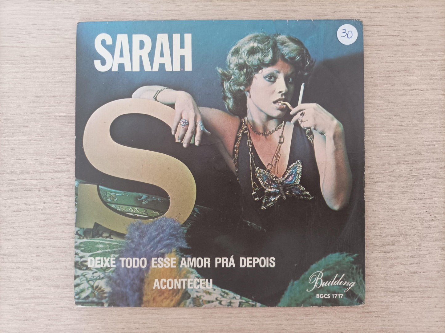 Vinil Compacto Sarah Deixe Todo Esse Amor Pra Depois