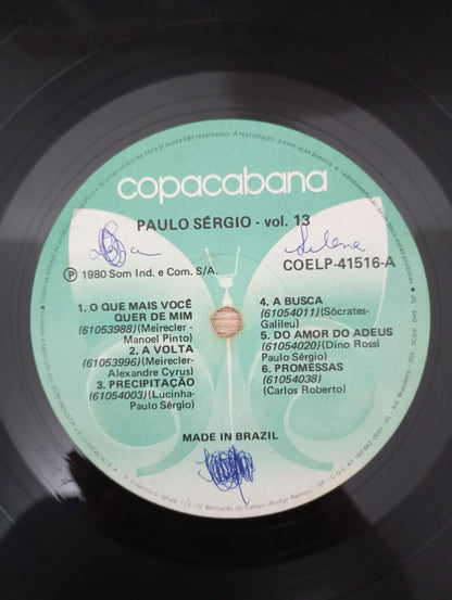 Lp Vinil Paulo Sérgio 1980
